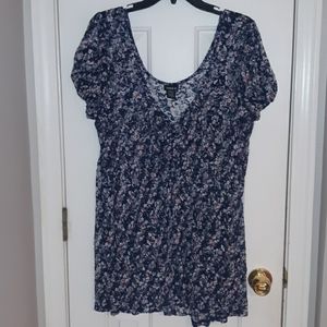 Torrid Sheer Babydoll Top